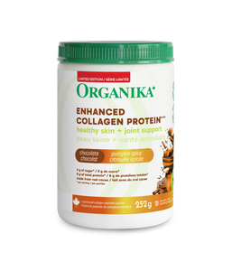 Dark Chocolate Pumpkin Spice Enhanced Collagen Protein