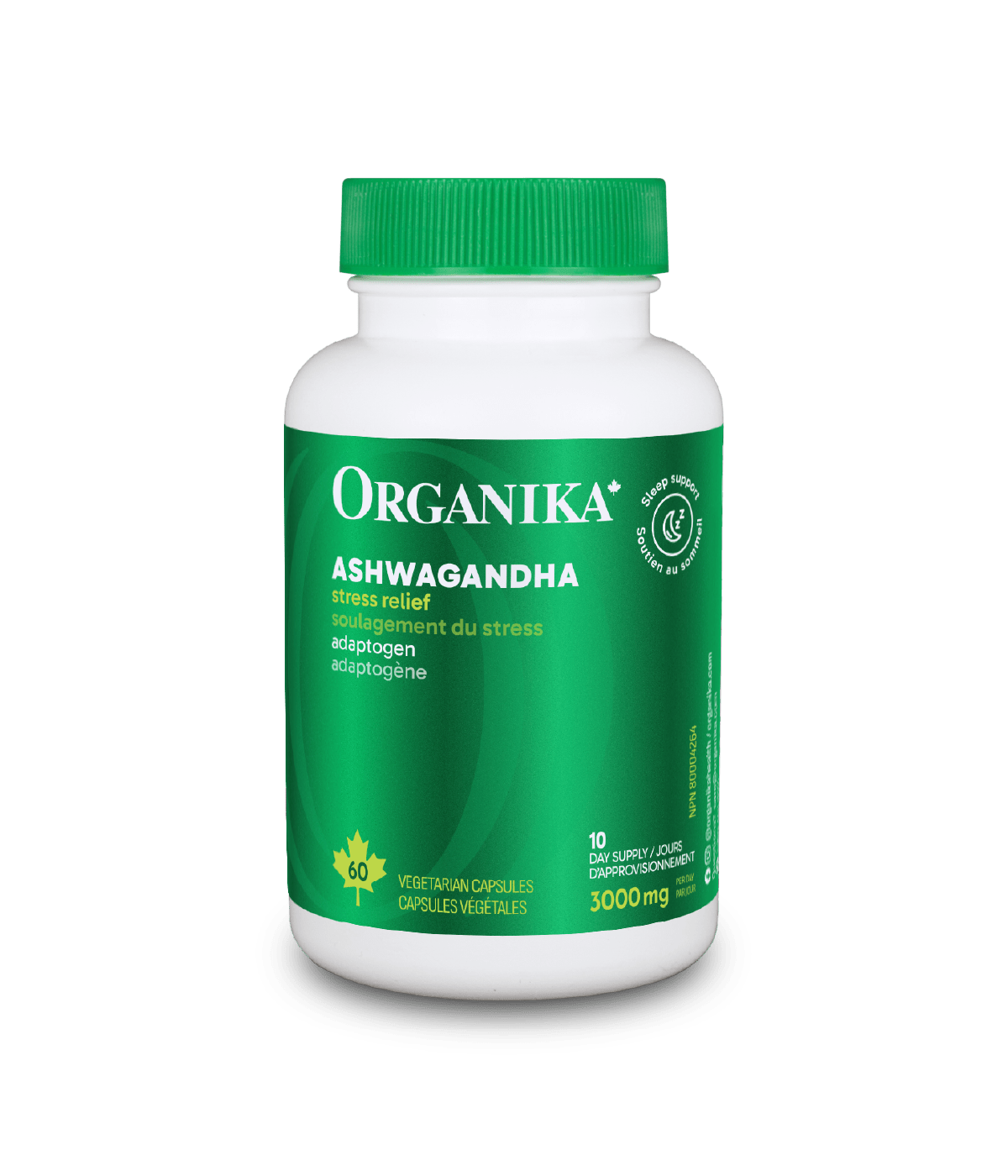 Ashwagandha - 60 Vcaps - Organika Health Products
