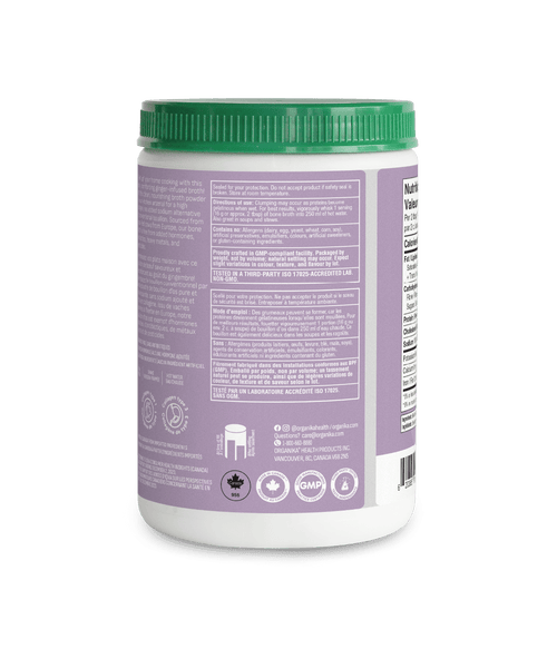 Beef Bone Broth Protein Powder - Ginger - Organika Health Products
