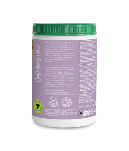 Beef Bone Broth Protein Powder - Original - Organika Health Products