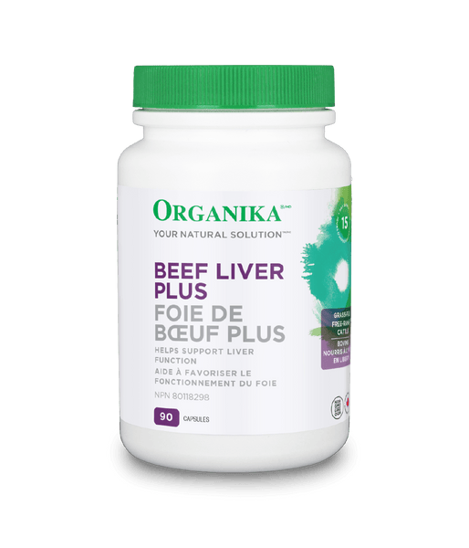 Beef Liver Plus - 90 Capsules - Organika Health Products