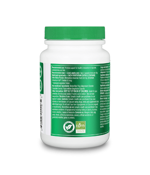 Blood Sugar Control (CR - Bittermelon) - 120 caps - Organika Health Products