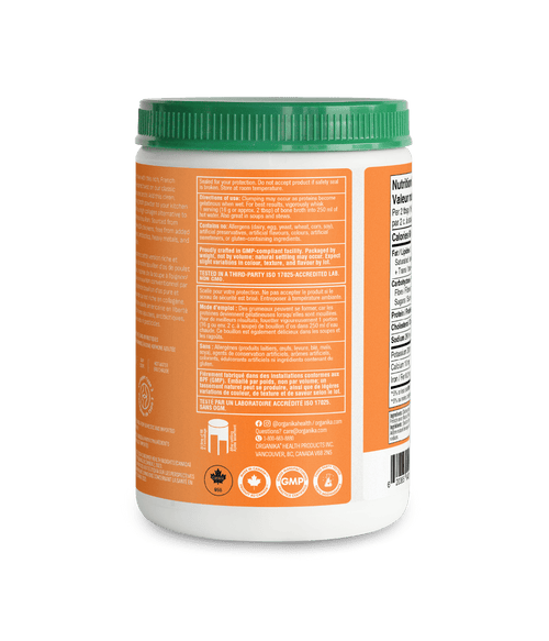 Bone Broth Chicken Protein - French Onion - 300 g - Organika Health Products