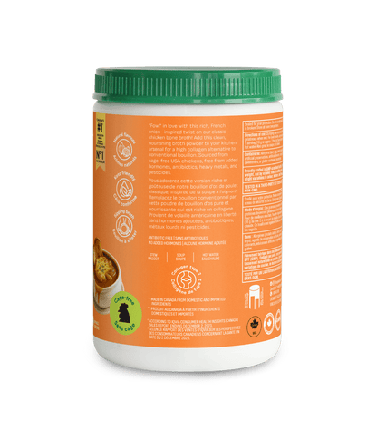 Bone Broth Chicken Protein - French Onion - 300 g - Organika Health Products