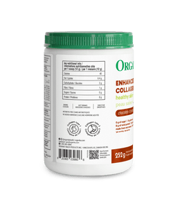 Chocolate Enhanced Collagen - 252 g - Organika Health Products