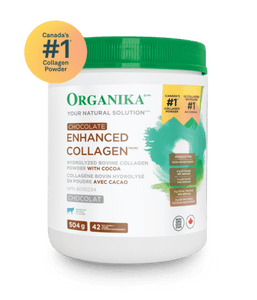 Chocolate Enhanced Collagen - 504 g - Organika Health Products