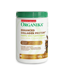 Dark Chocolate Caramel Macchiato Enhanced Collagen Protein - Dark Chocolate Caramel Macchiato - Organika Health Products