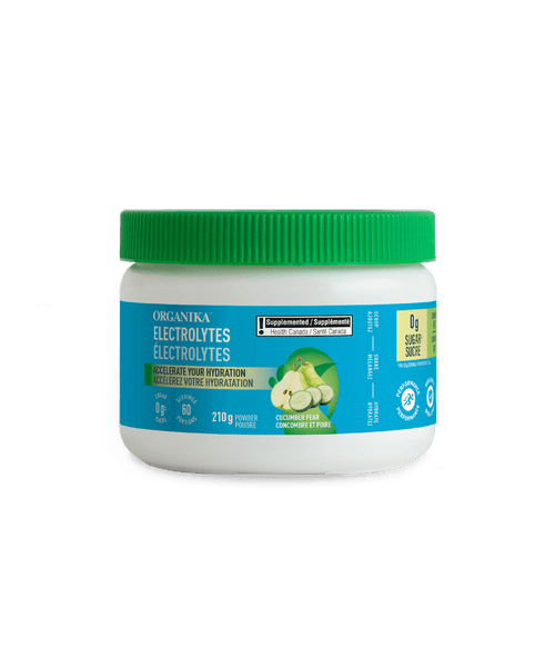 Electrolytes 60 Servings - Cucumber Pear - Cucumber Pear - Organika Health Products
