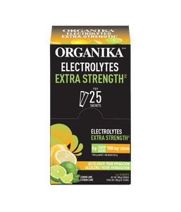 Electrolytes Extra Strength - Lemon Lime - Organika Health Products