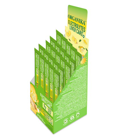 Electrolytes Liver Care - Lemon Honey Ginger - Organika Health Products