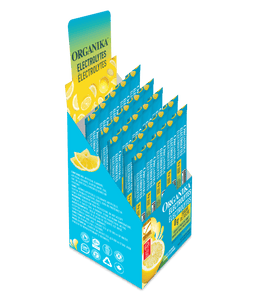 Electrolytes Sachets - Classic Lemonade - Box (25 Sachets) - Organika Health Products