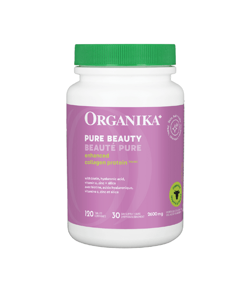 Enhanced Collagen Protein Pure Beauty Tablets - 120 Tablets - Organika Health Products