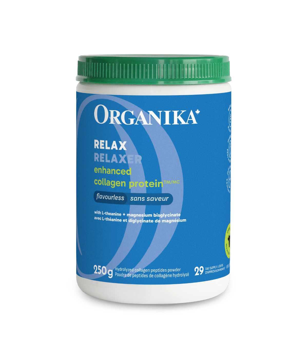 Enhanced Collagen Protein Relax - 250 g - Organika Health Products