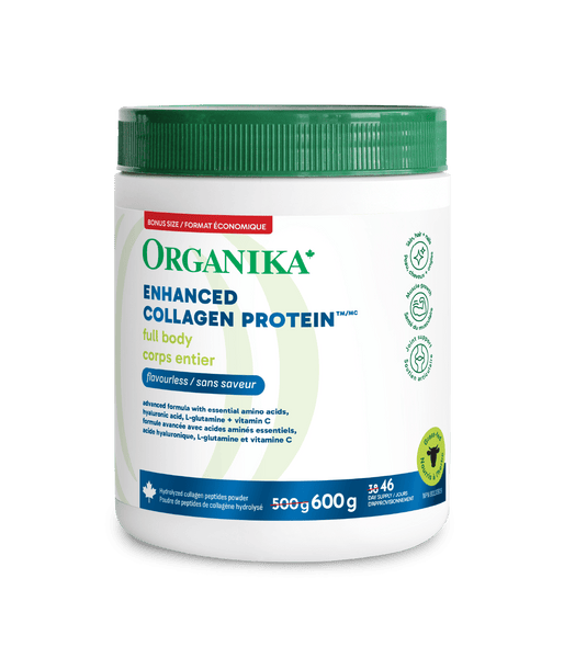 Full Body Enhanced Collagen Protein - 600 g - Organika Health Products