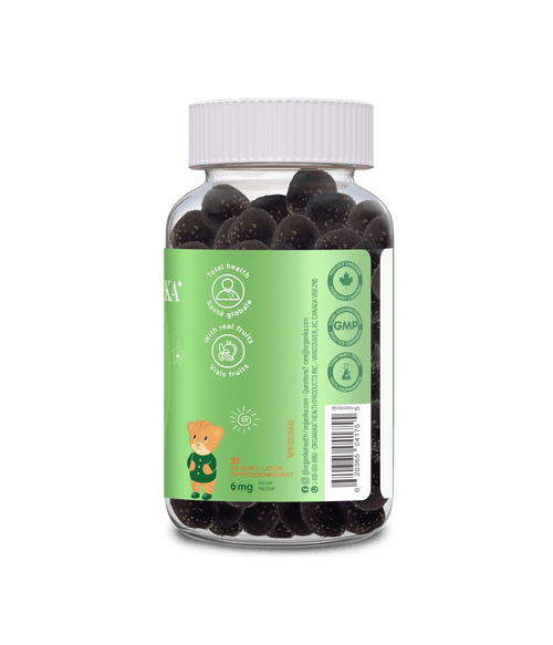 Kids Iron Gummies - Black Currant Burst - Organika Health Products