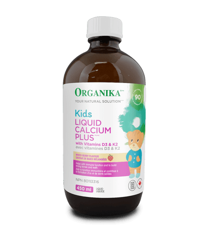 Kids Liquid Calcium Plus avec vitamines D3 et K2