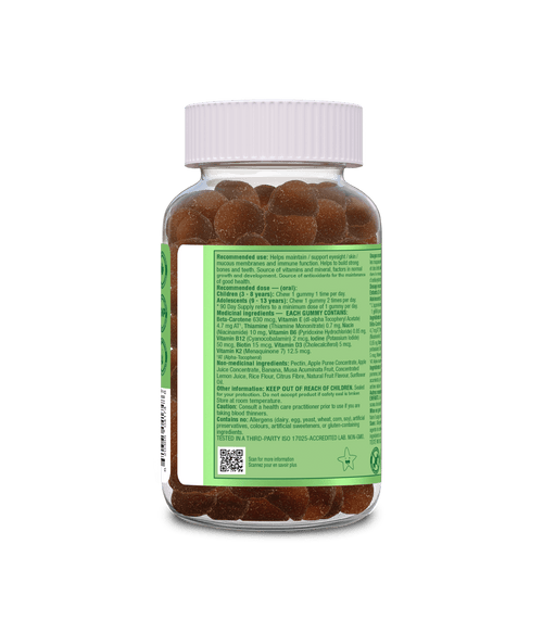 Kids Multi Gummies - Apple Banana Blast - Organika Health Products