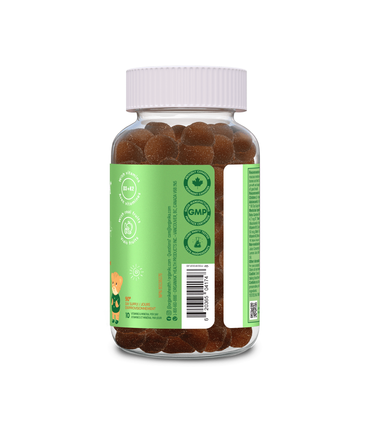 Kids Multi Gummies - Apple Banana Blast - Organika Health Products