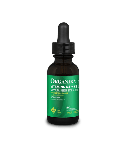 Liquid Vitamins D3 + K2 - 30 ml - Organika Health Products