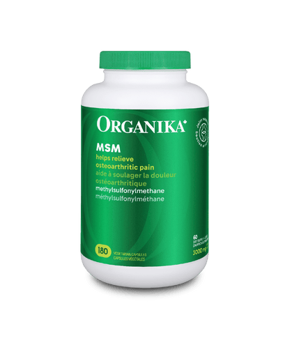 MSM (Methylsulfonylmethane) - 180 Vcaps - Organika Health Products