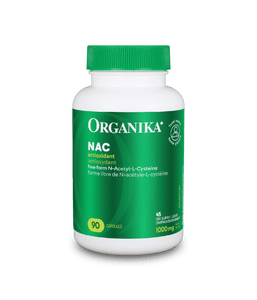 NAC (N - Acetyl - L - Cysteine) - 90 caps - Organika Health Products