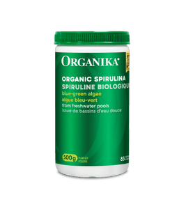Organic Spirulina Powder - 500 g - Organika Health Products