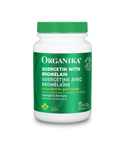 Quercetin with Bromelain - 120 caps - Organika Health Products