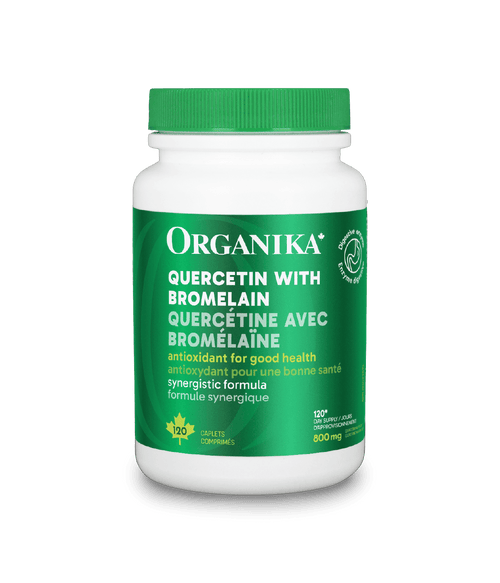 Quercetin with Bromelain - 120 caps - Organika Health Products