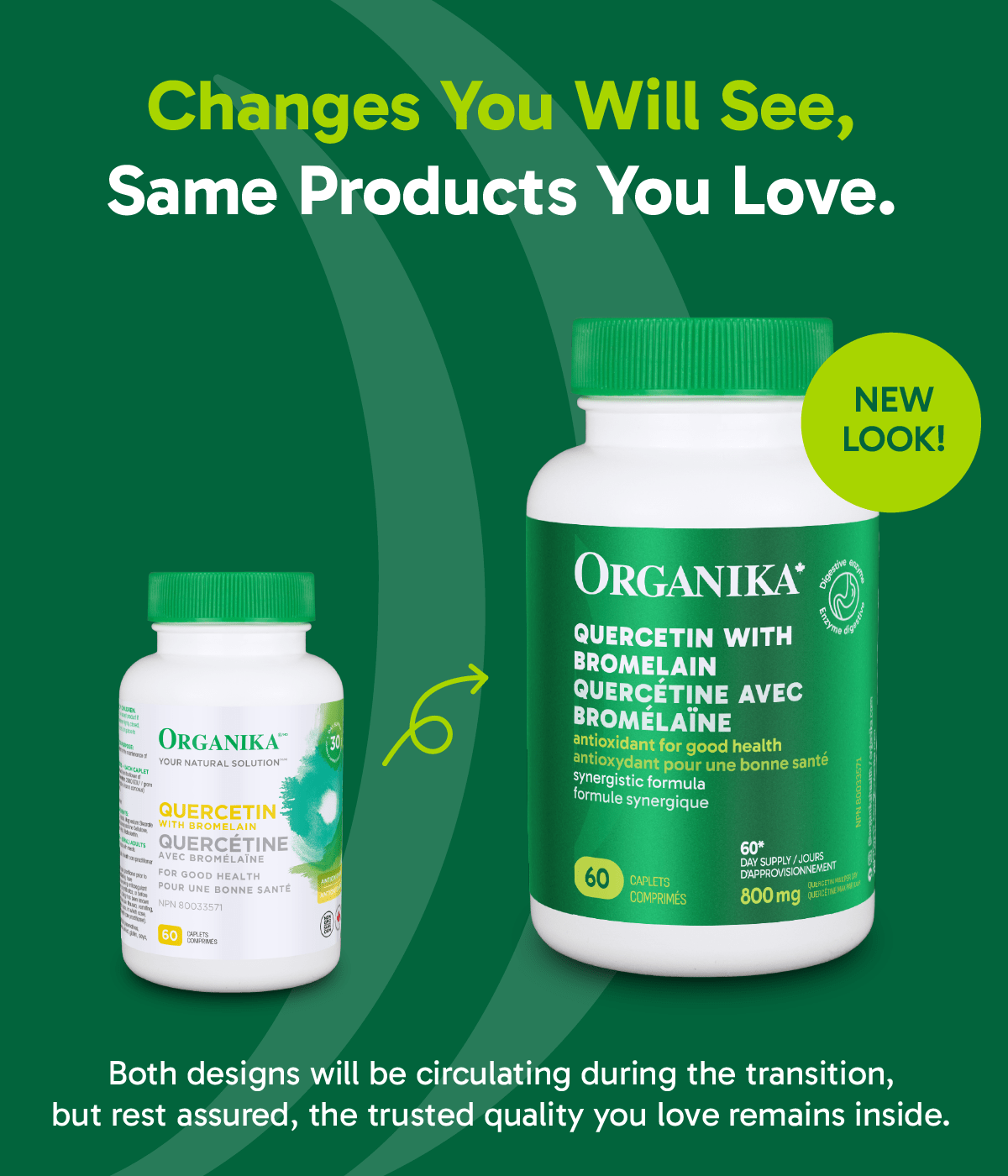 Quercetin with Bromelain - 60 caps - Organika Health Products