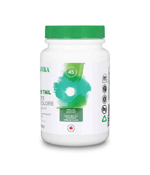 Turkey Tail Organic Mushroom 10:1 Extract - 90 capsules - Organika Health Products