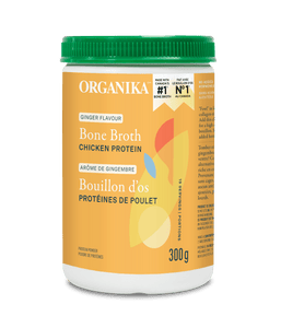 Chicken Bone Broth Protein Powder - Ginger - Organika Health Products