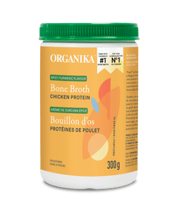 Chicken Bone Broth Protein Powder - Turmeric - Organika Health Products
