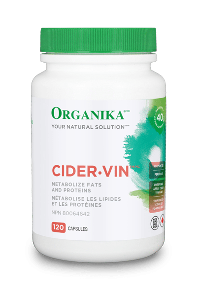 Cider Vin - 120 Caps - Organika Health Products