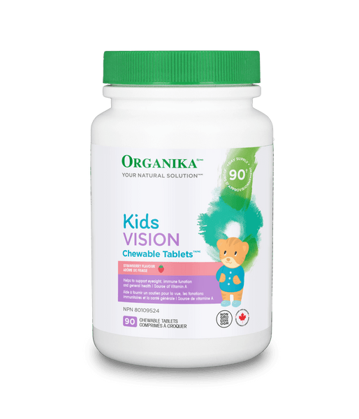Kids Vision Chewable Tablets - 90 tablets - Organika Health Products