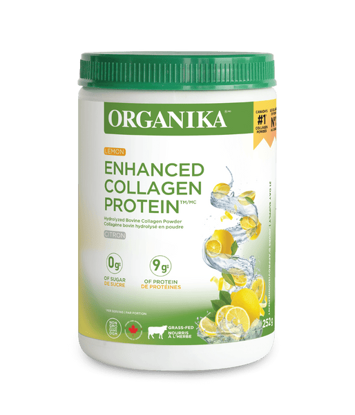 Lemon Enhanced Collagen Protein - Lemon - Organika Health Products