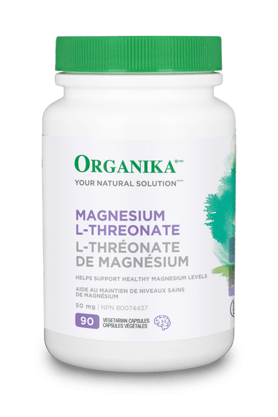 Magnesium L-Threonate - 90 Vcaps - Organika Health Products