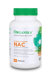 NAC (N-Acetyl-L-Cysteine) - 90 caps - Organika Health Products