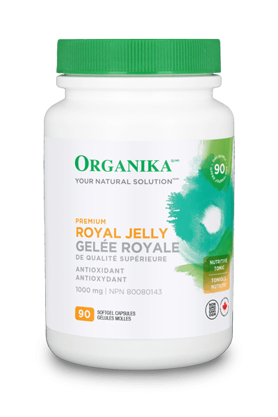 Royal Jelly - 90 Softgel Caps - Organika Health Products