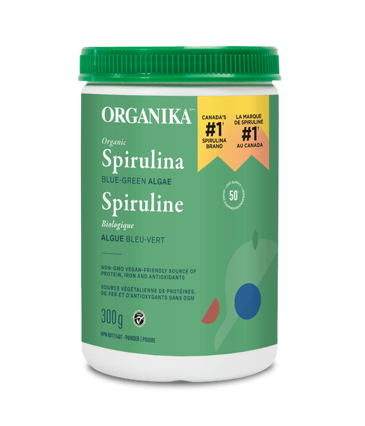 Spirulina Powder Organic - 300 g - Organika Health Products