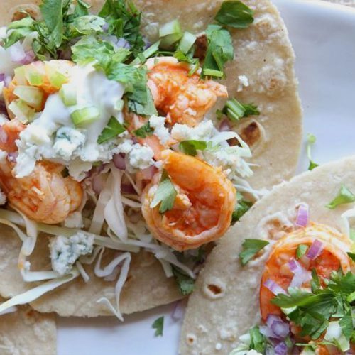 Boned-Baja Shrimp Tacos with Creamy Slaw - Organika Health Products