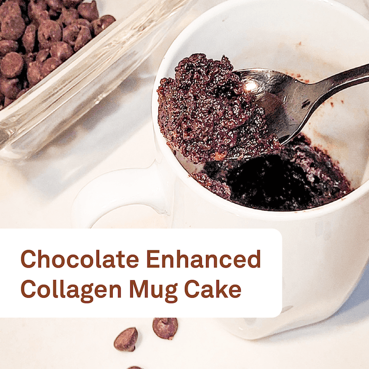 Chocolate Enhanced Collagen Mug Cake - Organika Health Products