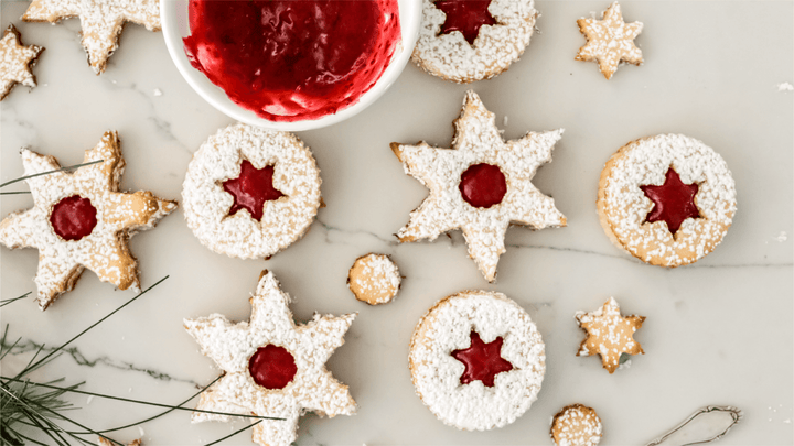 Festive Linzer Cookies - Organika Health Products