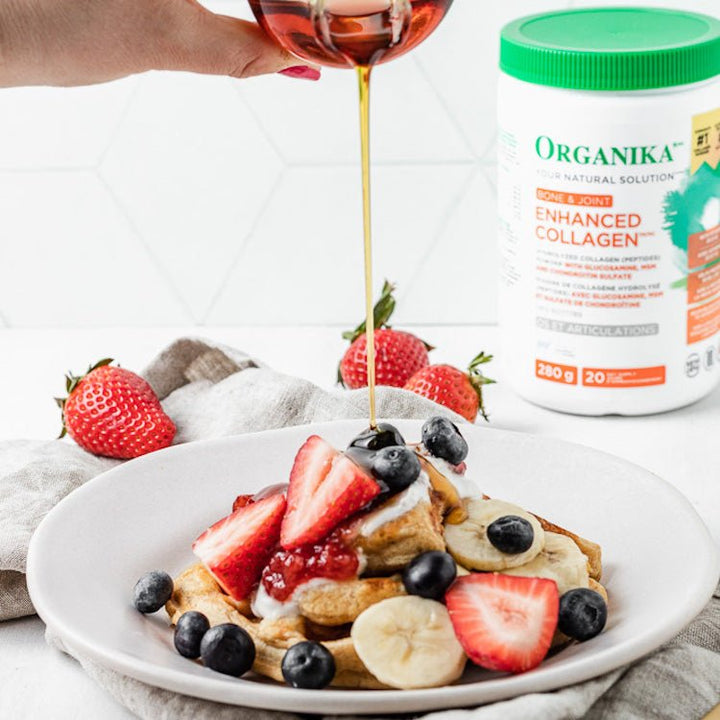 Fluffy Waffles with Enhanced Collagen Bone & Joint - Organika Health Products