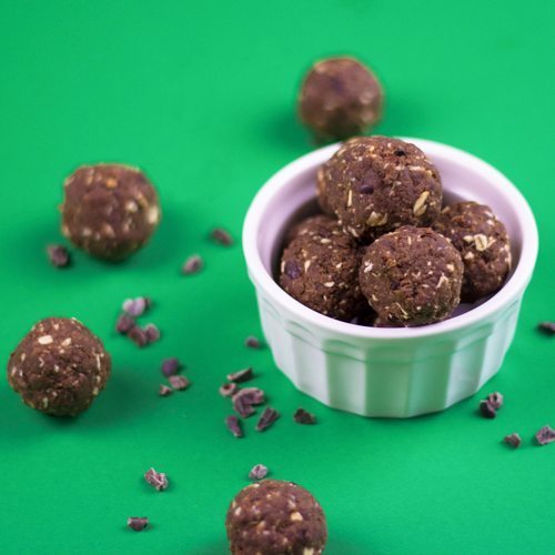 Chocolate Protein Balls, Vegan, gluten free