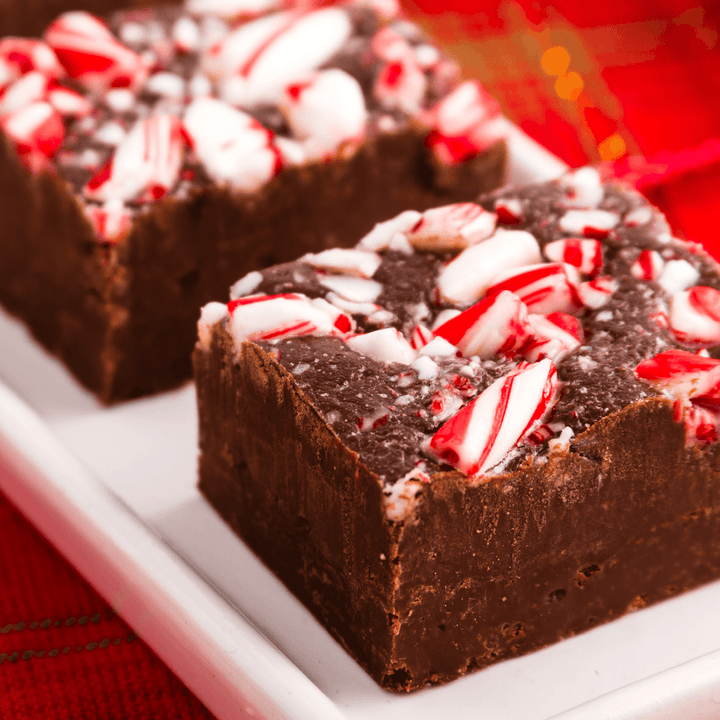 Gluten-Free Peppermint Candy Cane Brownies - Organika Health Products