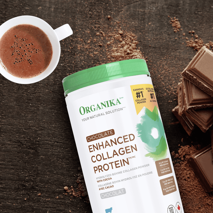 Go ahead and indulge with Chocolate Enhanced Collagen Protein™, Exclusively at Costco - Organika Health Products
