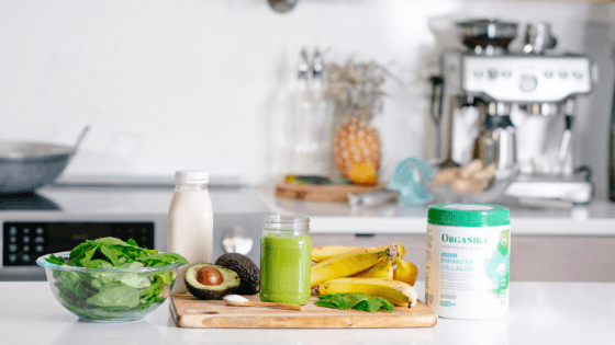 Healthy Green Smoothie Recipe (With Collagen!) - Organika Health Products