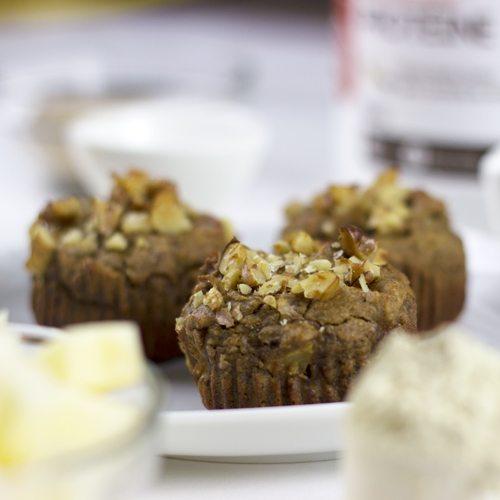 High Collagen Protein Apple Cinnamon Muffins - Organika Health Products