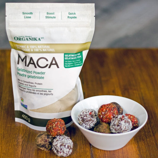 Raw Chocolate Maca Balls - Organika Health Products