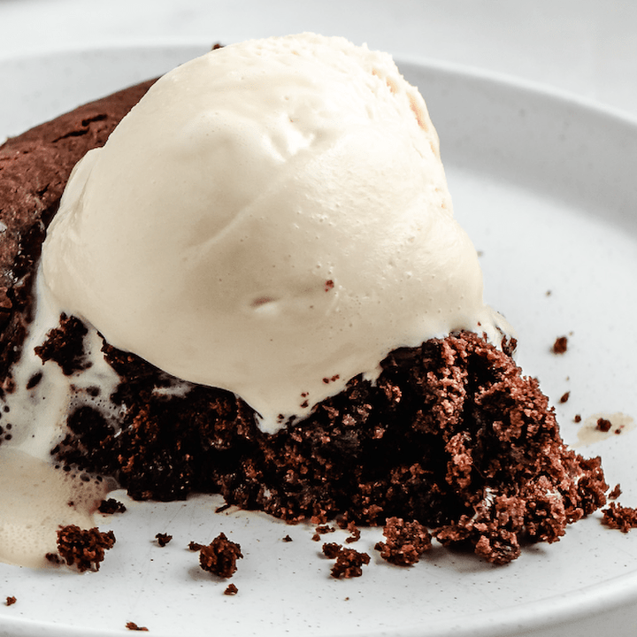 Tahini Chocolate Skillet Cake with Collagen - Organika Health Products